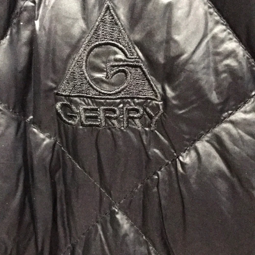 Black Quilted Vest with Hood - Picture 2 of 4